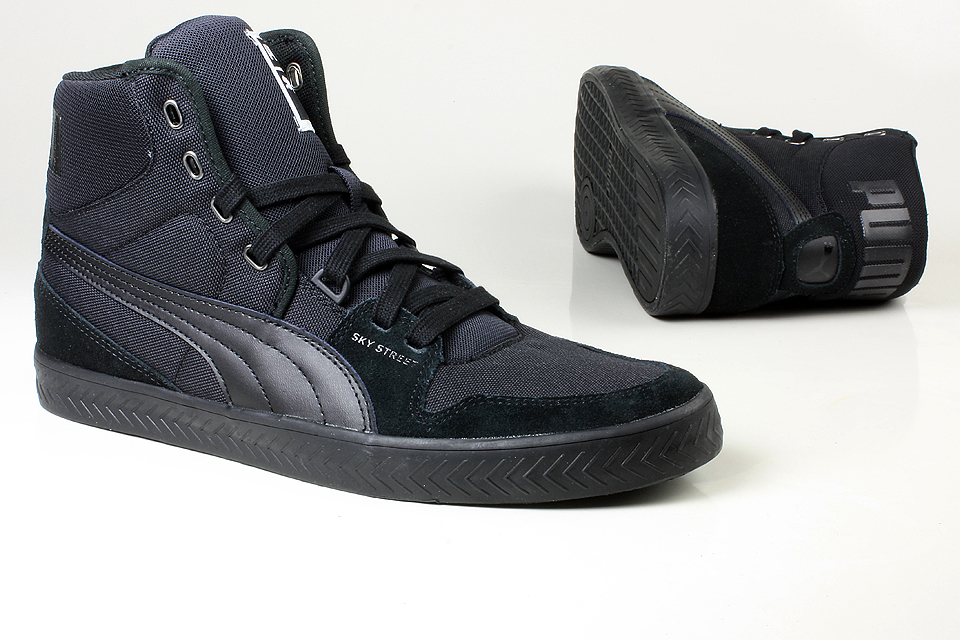 puma sky street black